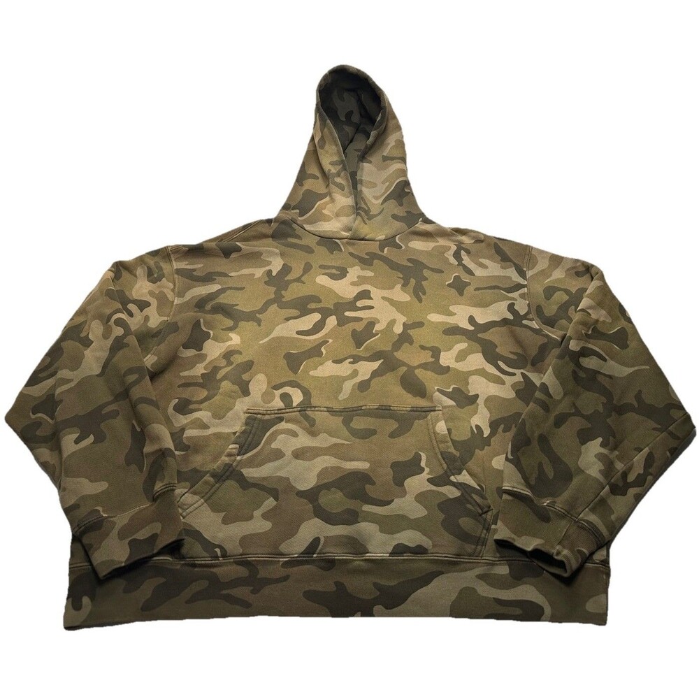 Bare Knuckles Basics Heavyweight Hoodie Size XL Star Camo Made in USA